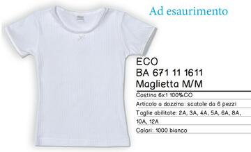 ART. BA 671- t.shirt bimba m/m cotone ba 671 - Fratelli Parenti